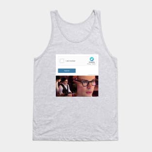 Clark Kent Captcha Meme (Smallville) Tank Top